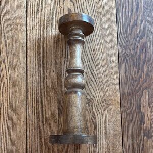 Rustic Wooden Candle Holder